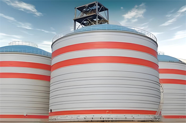 铁岭粉煤灰钢板仓施工现场